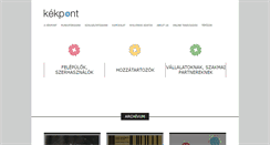 Desktop Screenshot of kekpont.hu